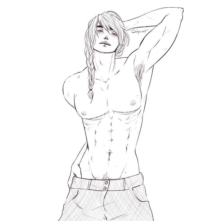 Sketch - half body $15